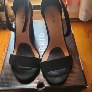 Torrid Black Staci Heels Size 10